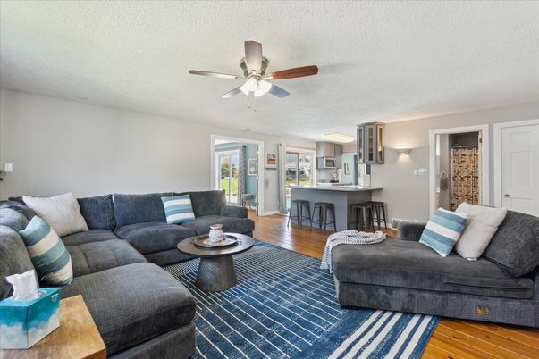 Interior, Kitchen, Living room, Wood Texture Flooring