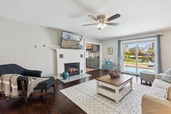 Fireplace, Interior, Living room, Wood Texture Flooring