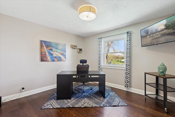 Home Office, Interior, Wood Texture Flooring