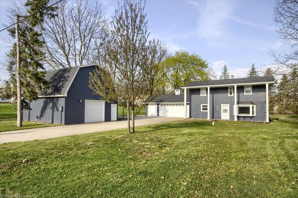 Attached, Backyard, Detached Garage, Exterior, Facade, None