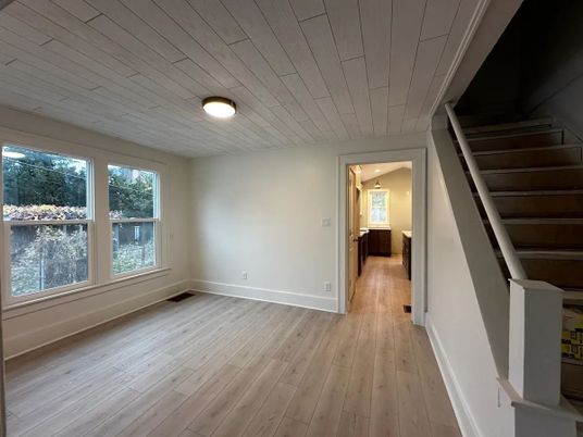 Empty room, Interior, Wood Texture Flooring