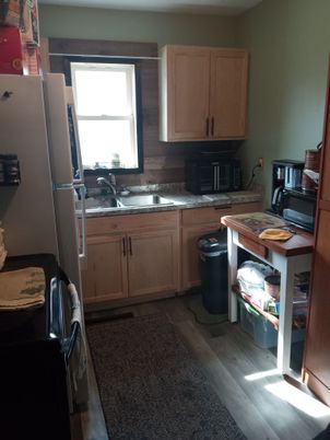 Interior, Kitchen, Wood Texture Flooring