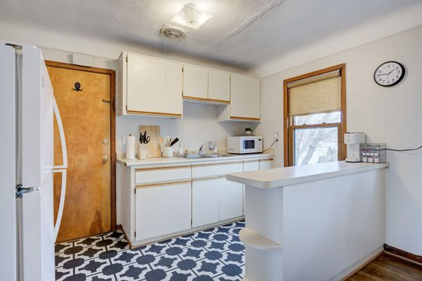 Interior, Kitchen, Wood Texture Flooring
