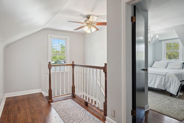 Bedroom, Chandelier, Interior, Wood Texture Flooring