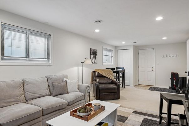 Interior, Living room, Recessed Lighting