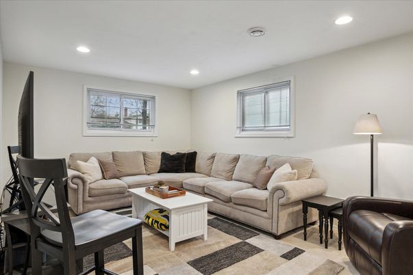 Interior, Living room, Recessed Lighting