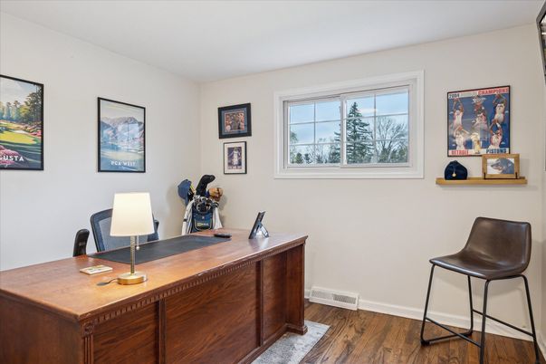 Home Office, Interior, Wood Texture Flooring