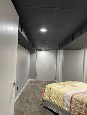 Bedroom, Interior, Recessed Lighting