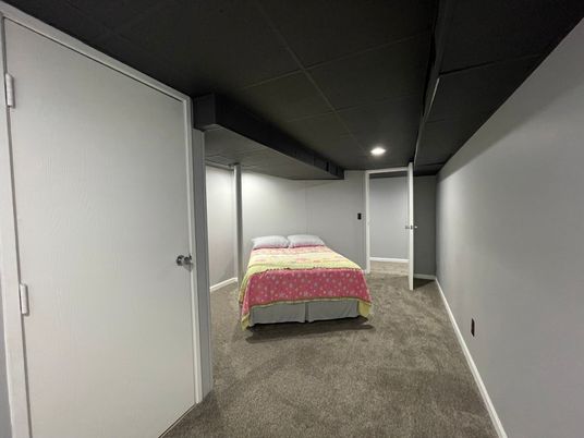 Bedroom, Interior, Recessed Lighting