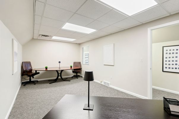 Home Office, Interior, Recessed Lighting