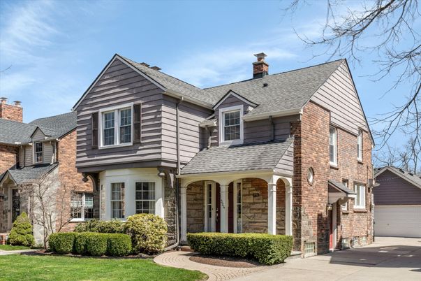 Exterior, Facade, Brick Facade, Tudor Revival