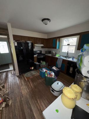 Interior, Kitchen, Wood Texture Flooring