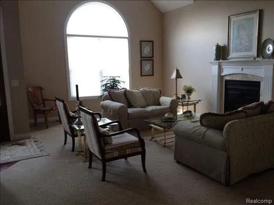 Dining room, Fireplace, Interior, Living room