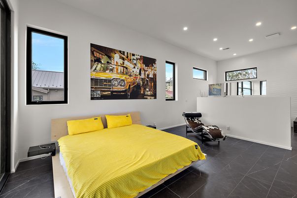 Bedroom, Interior, Recessed Lighting