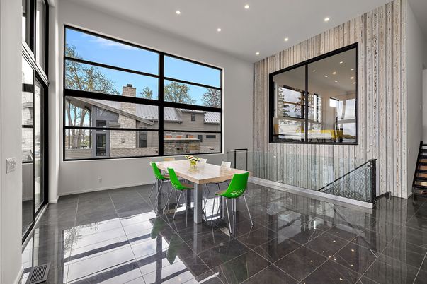 Dining room, Interior, Recessed Lighting