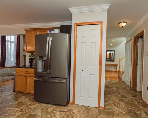 Interior, Kitchen, Wood Texture Flooring