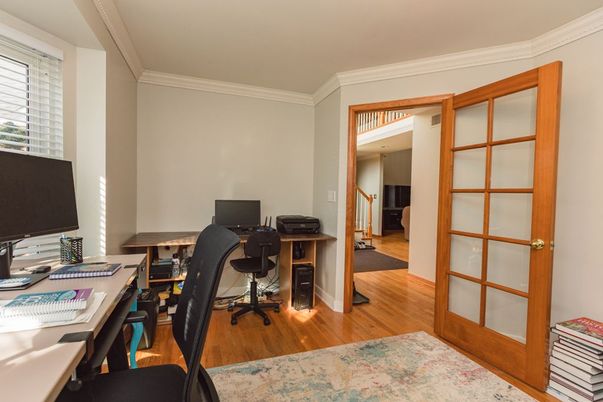 Home Office, Interior, Wood Texture Flooring