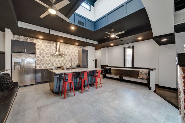 Interior, Kitchen, Recessed Lighting, Stainless Steel Appliances