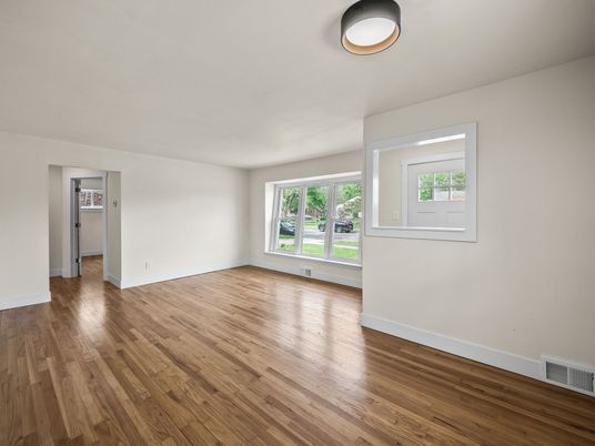 Empty room, Interior, Wood Texture Flooring