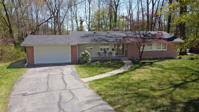 Attached, Exterior, Facade, Brick Facade, Ranch