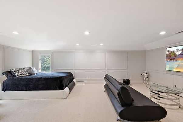 Bedroom, Interior, Recessed Lighting