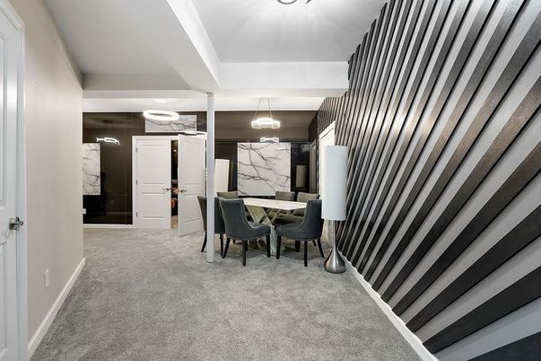 Dining room, Interior, Marble Walls