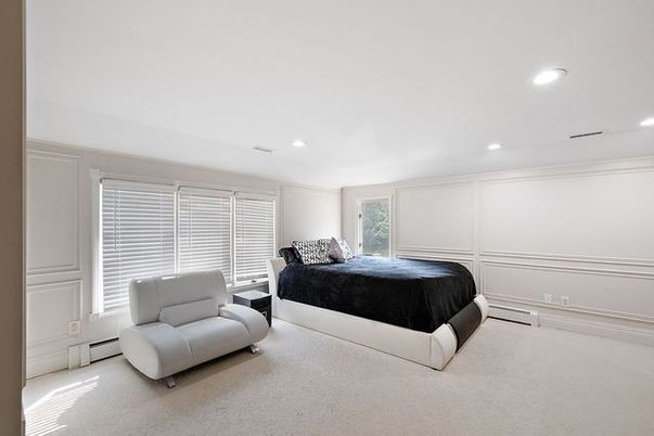 Bedroom, Interior, Recessed Lighting