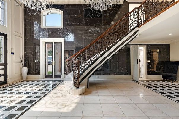 Interior, Marble Walls, Recessed Lighting