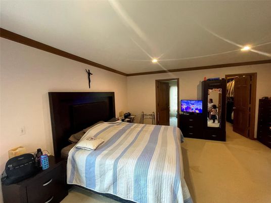 Bedroom, Interior, Recessed Lighting