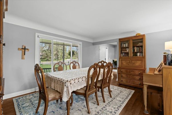 Dining room, Interior, Wood Texture Flooring