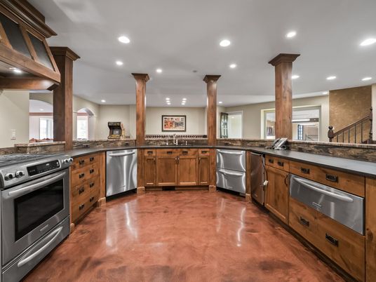 Interior, Kitchen, Recessed Lighting, Stainless Steel Appliances