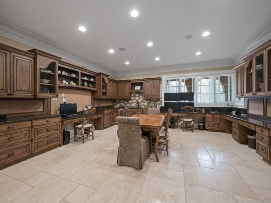 Dining room, Interior, Kitchen, Recessed Lighting
