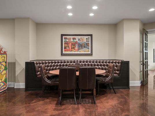 Dining room, Interior, Recessed Lighting