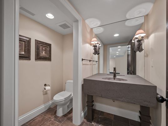 Bathroom, Interior, Recessed Lighting
