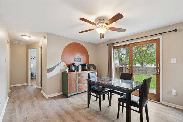 Dining room, Interior, Wood Texture Flooring
