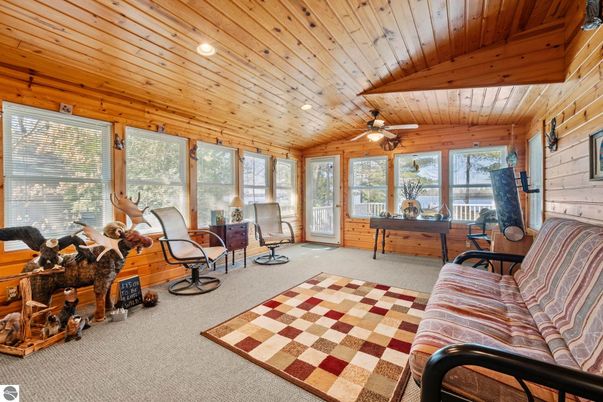 Interior, Recessed Lighting, Wooden Ceilings, Wooden Walls