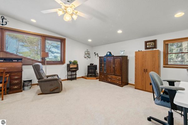 Home Office, Interior, Recessed Lighting