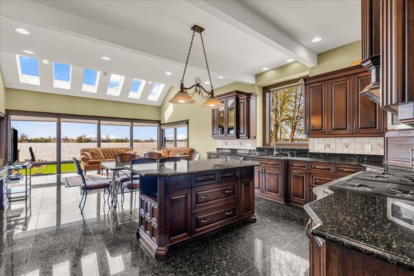 Dining room, Interior, Kitchen, Pendant Lights, Recessed Lighting