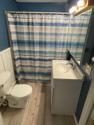 Bathroom, Interior, Wood Texture Flooring