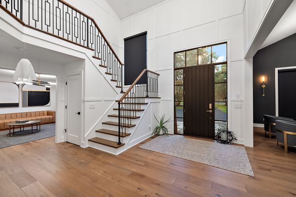 Interior, Pendant Lights, Wood Texture Flooring