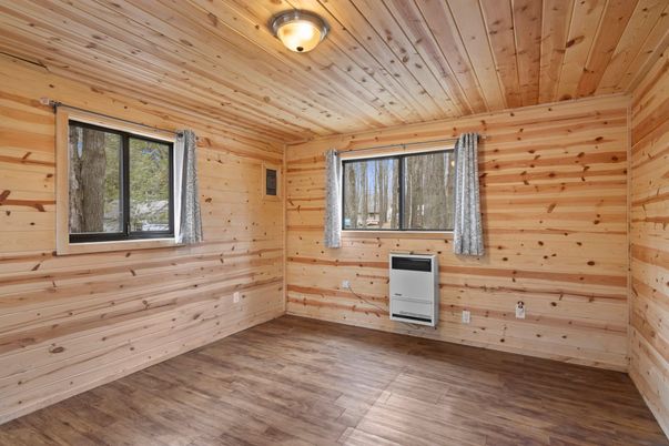 Empty room, Interior, Wooden Ceilings, Wood Texture Flooring, Wooden Walls