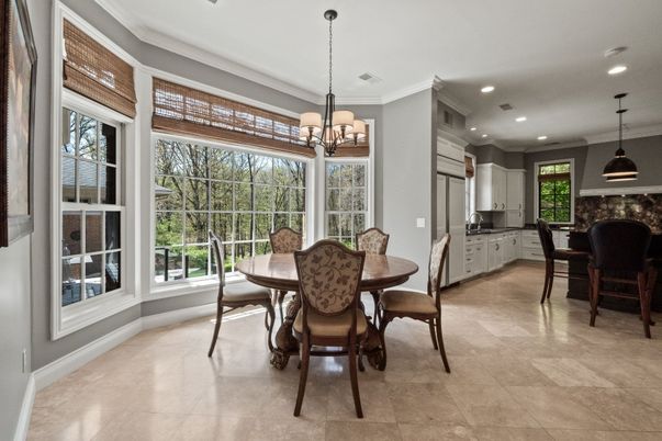 Dining room, Interior, Pendant Lights, Recessed Lighting