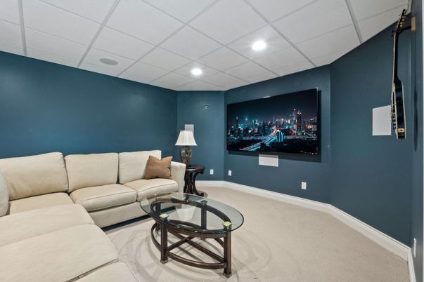 Interior, Living room, Recessed Lighting