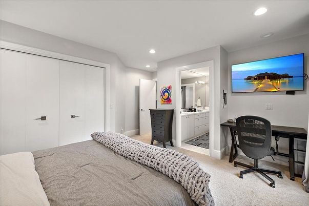 Home Office, Interior, Recessed Lighting
