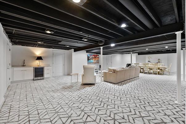 Dining room, Interior, Living room, Recessed Lighting