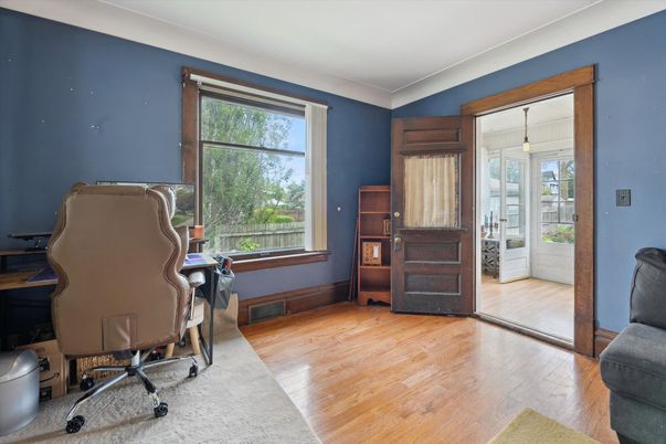 Home Office, Interior, Wood Texture Flooring