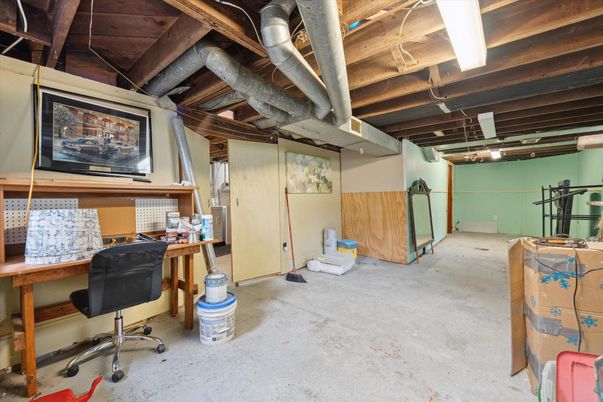 Home Office, Interior, Wooden Beams