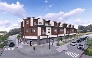 Exterior, Facade, Modern