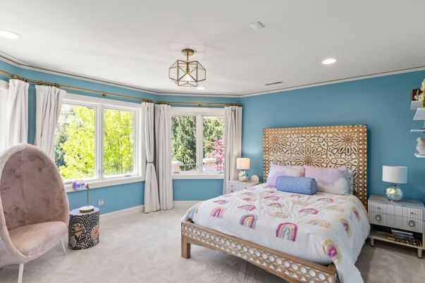 Bedroom, Interior, Recessed Lighting