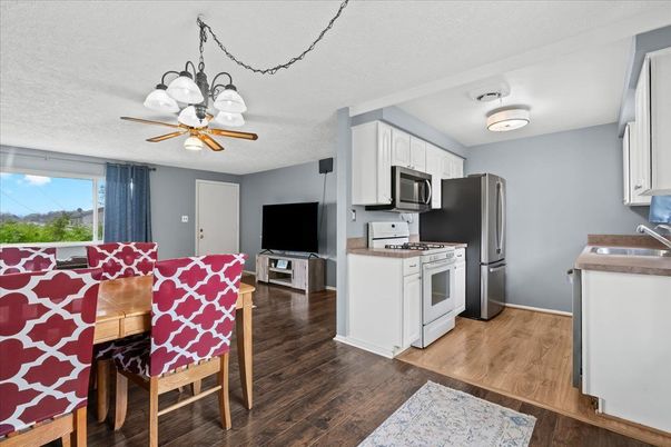 Dining room, Interior, Kitchen, Wood Texture Flooring